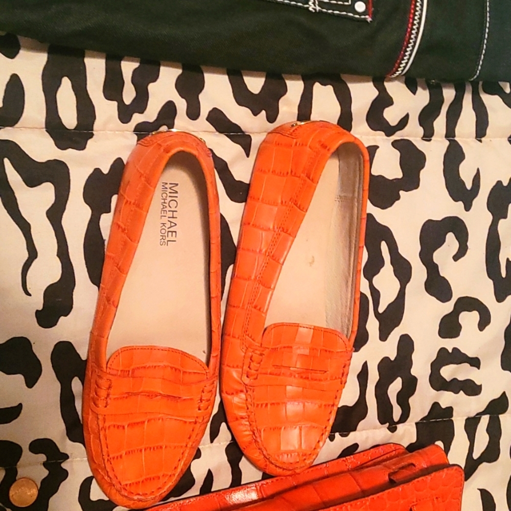 Michael kors lightly worn shoes